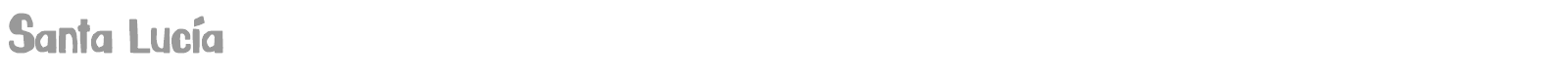 Santa Luc�a font preview